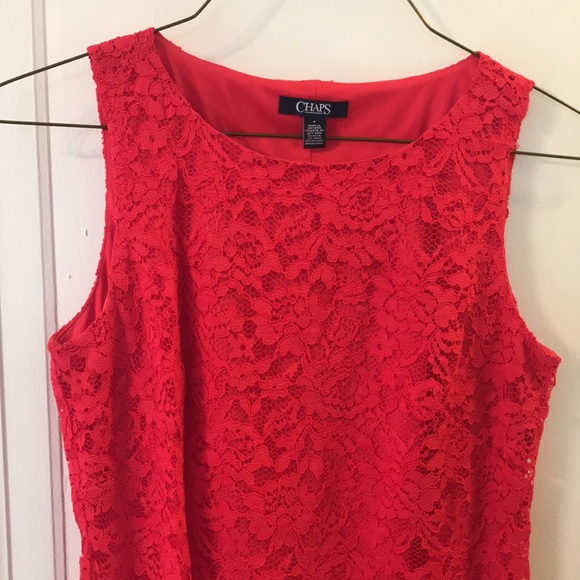 Red Lace Minidress - Picture 2 of 5
